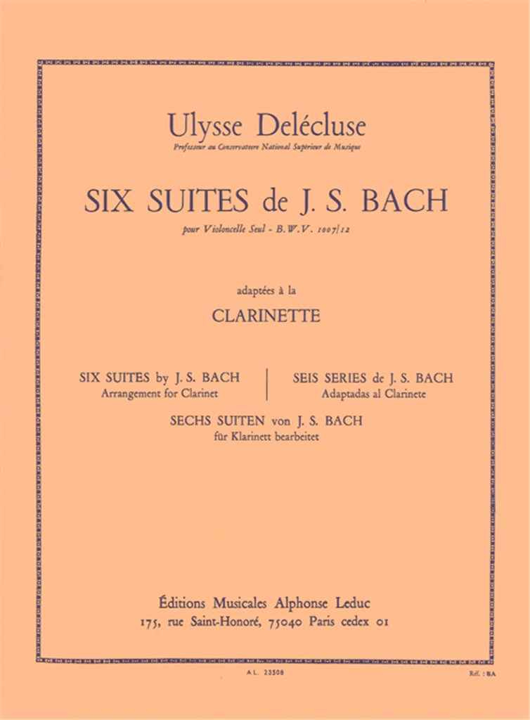 Suites(6) Bwv1007-1012
